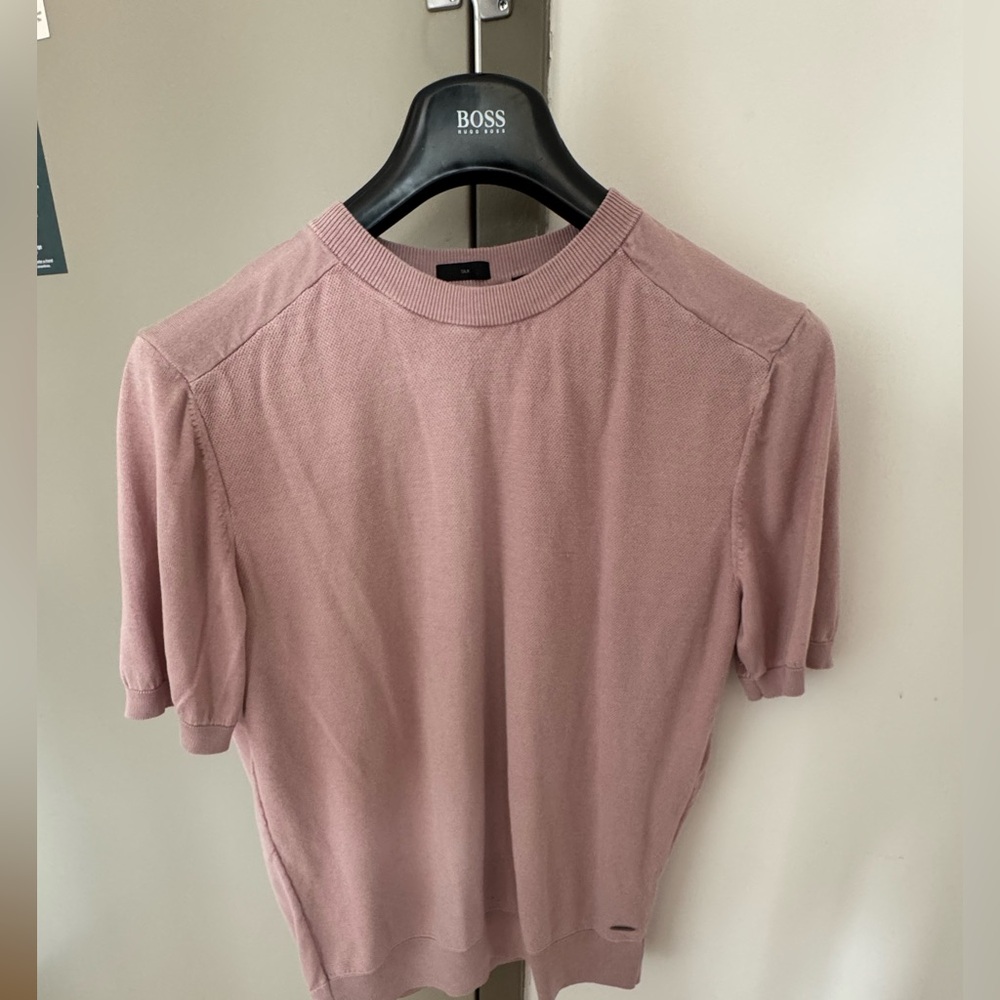 Hugo Boss Light Pink Knit Top